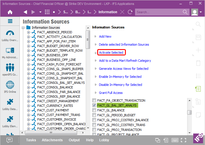 Analysis Models - Configure Materialized View Specific Data Mart Load
